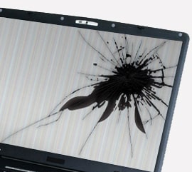 remplacement ecran pc portable cassé fissuré